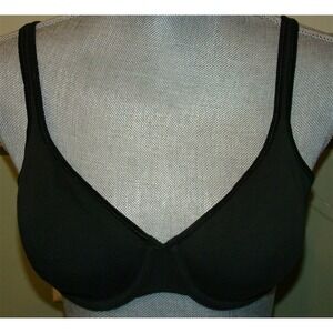 PO Cacique 44DD Lightly Lined Black T-Shirt Bra 117790